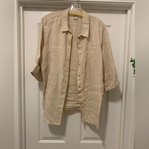 Chicos linen blouse size 3 (size 16)
